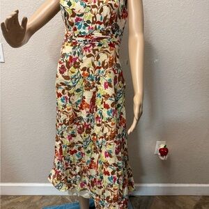Tommy Bahama Multicolor Floral Midi Dress